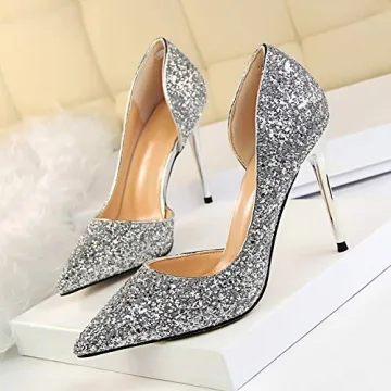Dress First Women's Elegant Closed Toe Classic Pumps