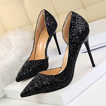 Dress First Women's Elegant Closed Toe Classic Pumps
