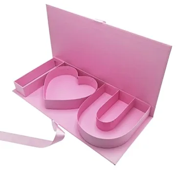 WENPACK I Love U Cardboard Flower Gift Box for All Occasions
