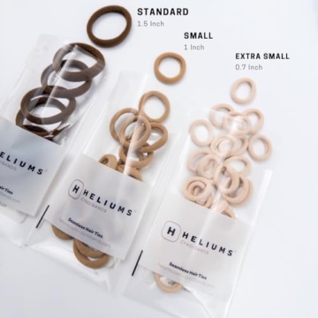 Cyndibands Seamless Hair Ties in Light Brown - 12 Pack