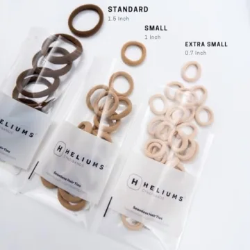 Cyndibands Seamless Hair Ties in Light Brown - 12 Pack