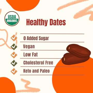 Today's Date | Organic Date Sugar | 12 oz | Vegan, Gluten Free, Keto, Paleo, No Added Sugar | Excellent Sugar Substitute and Sweetener Substitute | Low Gi Foods For Baking