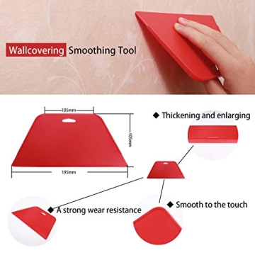 Versatile Wallpaper Smoothing Tool Kit for DIY Projects