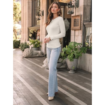 AUTOMET Long Sleeve Shirts for Women - Comfy and Trendy