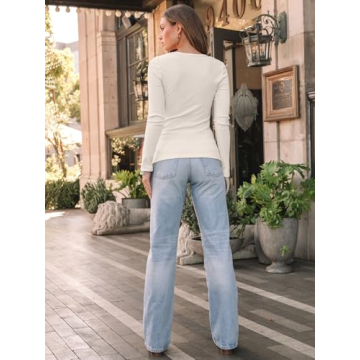 AUTOMET Long Sleeve Shirts for Women - Comfy and Trendy