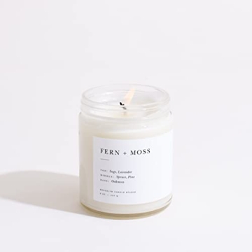 Brooklyn Fern & Moss Candle - Luxury Vegan Soy 50 Hour Burn
