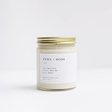 Brooklyn Fern & Moss Candle - Luxury Vegan Soy 50 Hour Burn