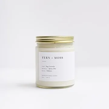 Brooklyn Fern & Moss Candle - Luxury Vegan Soy 50 Hour Burn