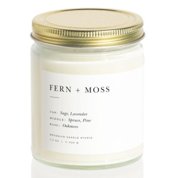 Brooklyn Fern & Moss Candle - Luxury Vegan Soy 50 Hour Burn