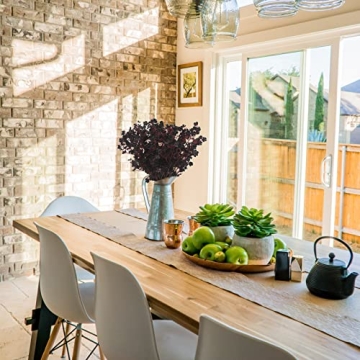 Hananona 10 Pcs Black Baby's Breath Artificial Flowers