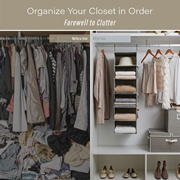 StorageWorks 6-Shelf Organizer for Customized Closet Storage