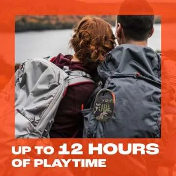 JBL Clip 5 - Ultra-Portable, Waterproof & Dustproof Bluetooth Speaker, Big Pro Sound with Punchy bass, Integrated Carabiner, Up to 12 Hours of Play, Made in Part with Recycled Materials (Sand)