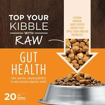 Instinct Raw Boost Mixers, Freeze Dried Dog Food Topper with Functional Ingredients, Grain Free, Rea...