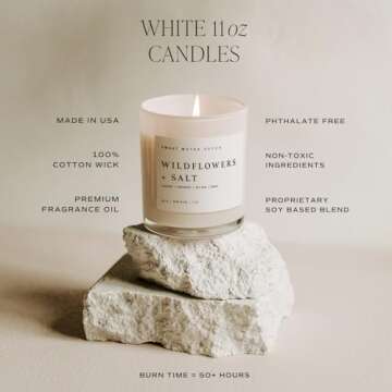 Sweet Water Decor Warm and Cozy Soy Candle - Pine, Orange, Cinnamon, and Fir Winter Scented Candle f...