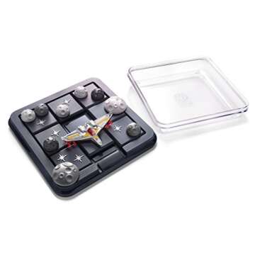 SmartGames Asteroid Escape Travel Sliding Puzzle Game Featuring 60 Challenges for Ages 8-Adult
