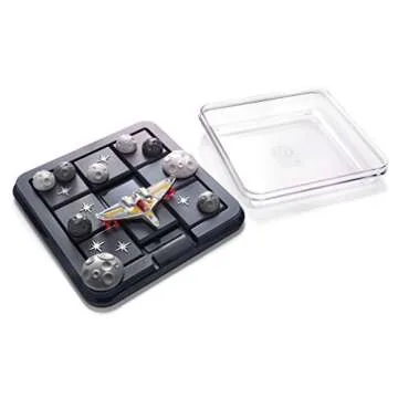 SmartGames Asteroid Escape Travel Sliding Puzzle Game Featuring 60 Challenges for Ages 8-Adult