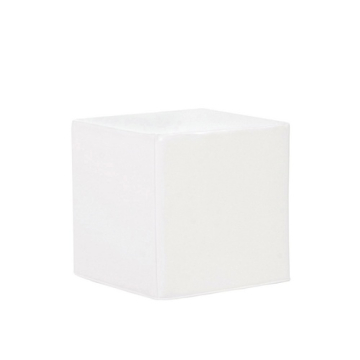 Howard Elliott No Tip Block Ottoman with Cover, Multipurpose Leather Side Table, Footstool & Seating...