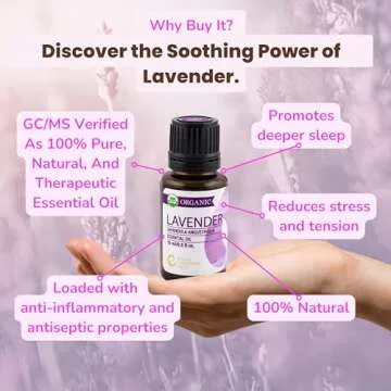 Rocky Mountain Organic Lavender Essential Oil for Aromatherapy