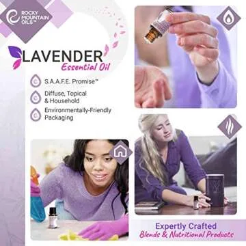 Rocky Mountain Organic Lavender Essential Oil for Aromatherapy