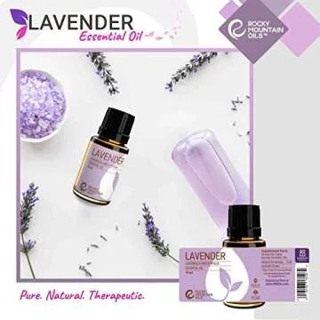 Rocky Mountain Organic Lavender Essential Oil for Aromatherapy