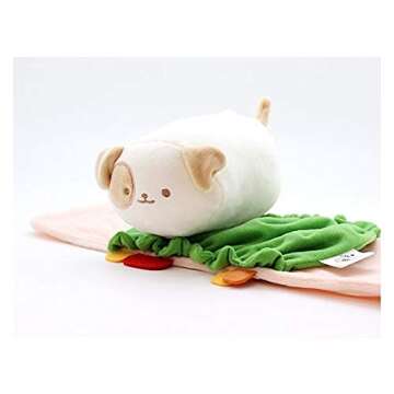 Anirollz Stuffed Animal Plush Toy - Official Roll Blanket Outfitz Doll |Soft, Squishy, Warm, Cute, Comfort, Safe| Burrito Pillow with Puppy - Birthday Decorations Gift 6" Puppiroll