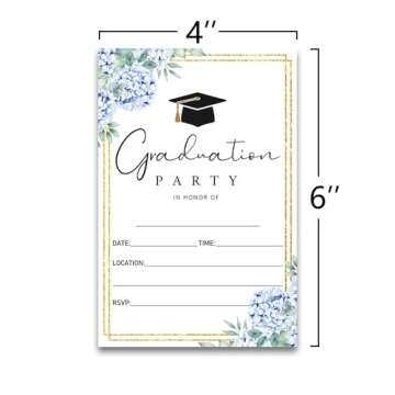 FujLoy 20 Cards with Envelopes, graduation party invitations 2024, 2024 College, High School, Univer...
