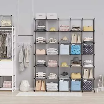 Versatile HOMIDEC Closet Organizer - 9 Cube Storage