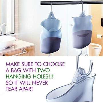 Silicone Enema Bag Kit | Non-Toxic, BPA- & Phthalates-Free | 2 Quart Bag | Extra Long Silicone Hose Assembly | 3 Tips/Nozzles | Stopcock Tap | Non-Return Valve | Stainless Steel Plastic Covered Hook