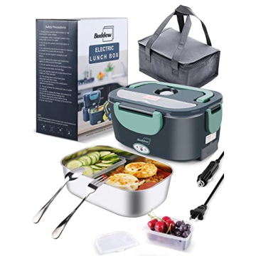 Buddew 80W Electric Lunch Box for Work & Travel