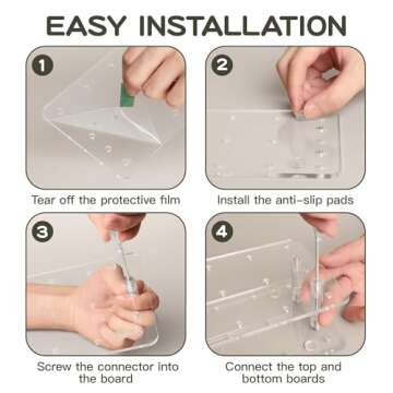 ANDGOO 2-Pack Cake Pop Stand, 21 Holes Lollipop Holder Clear Acrylic Cake Pop Stand Display Cake Pop Holder Stand for Weddings Birthday Parties Candy Decorative