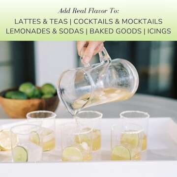 Sonoma Syrup Co Lime Infused Simple Syrup, 12.7 fl oz