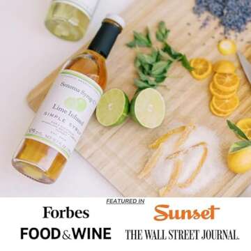 Sonoma Syrup Co Lime Infused Simple Syrup, 12.7 fl oz