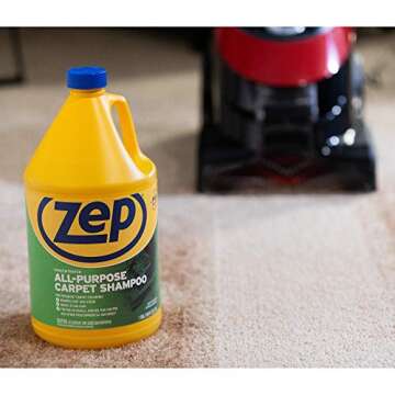 Zep All-Purpose Carpet Shampoo Concentrate Cleaner - 1 Gallon - ZUCEC128 - Professional Formula Removes Dirt and Stains