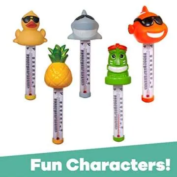 GAME Derby Duck Pool Thermometer - Fun, Accurate, Durable