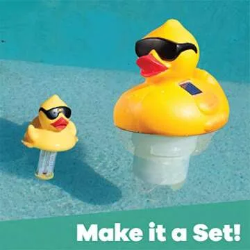 GAME Derby Duck Pool Thermometer - Fun, Accurate, Durable