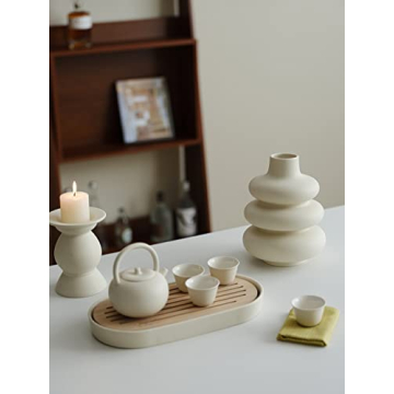 Buy Donut Shaped Large Ceramic Vase for Modern Homes