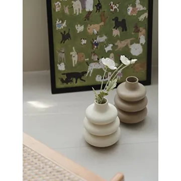 Buy Donut Shaped Large Ceramic Vase for Modern Homes