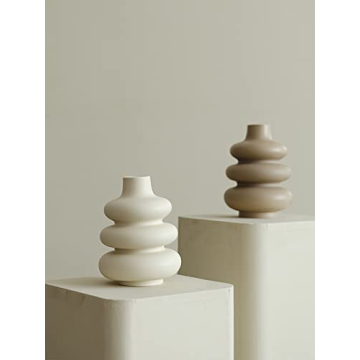 Buy Donut Shaped Large Ceramic Vase for Modern Homes