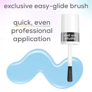 essie Nail Art Studio Jelly Gloss Nail Polish, Vegan, Sheer Pink Nail Polish, Blush Jelly, 0.46 Fl Oz