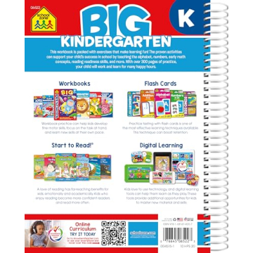 School Zone Big Kindergarten Workbook for Early Learners