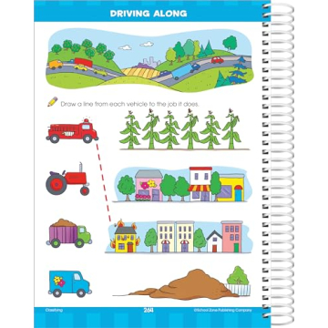 School Zone Big Kindergarten Workbook for Early Learners