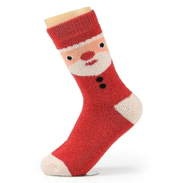 BomKinta Warm Wool Socks | Cozy Winter Crew Socks