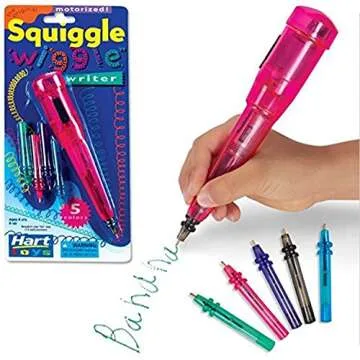Squiggle Wiggle Writer - 2 Pack of Creative Motorized Pens for Kids