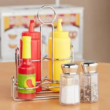 Melissa & Doug Condiments Set for Kids - Realistic Play Food