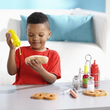 Melissa & Doug Condiments Set for Kids - Realistic Play Food