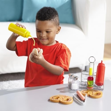 Melissa & Doug Condiments Set for Kids - Realistic Play Food