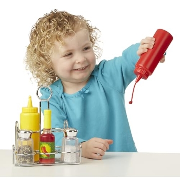 Melissa & Doug Condiments Set for Kids - Realistic Play Food