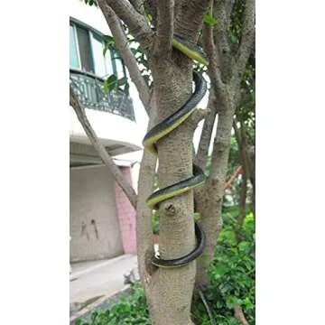 Brandon-super Realistic Rubber Black Snake 52 Inch Long Scare Toy