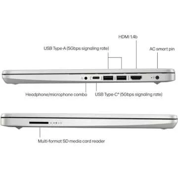 HP 14 Ultrabook with Intel 4-Core CPU and Microsoft 365