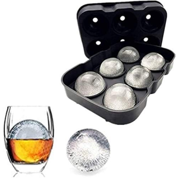 Silicone Round Ice Cube Mold for Whiskey & Cocktails